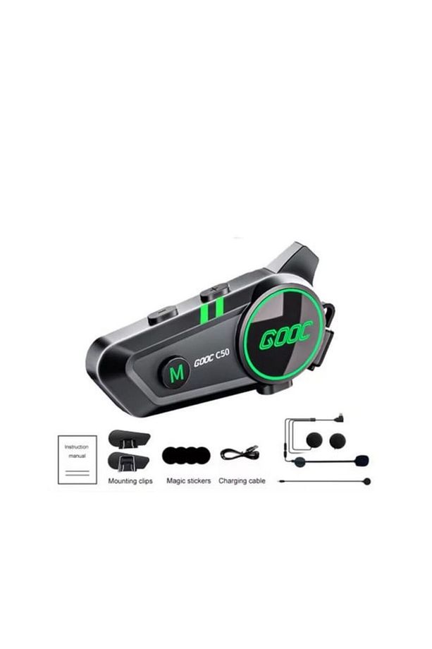 Motosiklet Kask Kulaklık Intercom Işıklı Motorsiklet interkom Türkçe Menü - 4