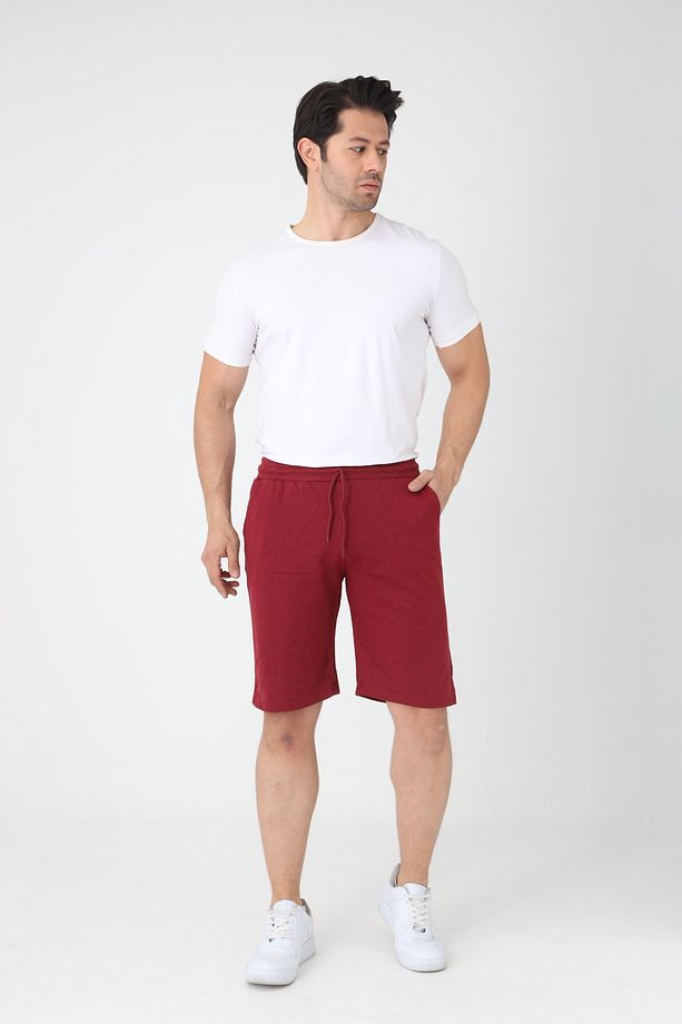 Erkek Pamuklu Penye Şort Regular Fit Şort - 1