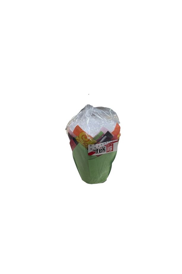 12'li Kağıt Muffin Kek Kalıbı - 5 Cm Desenli Ve Düz, Karışık Renk - 3