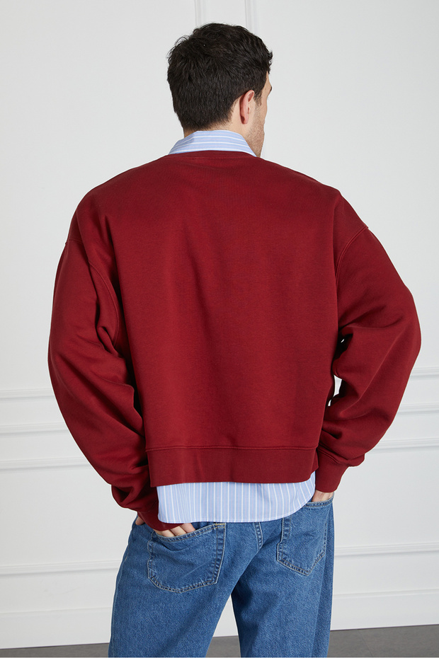 Yıkamalı Basic Sweatshirt - 4