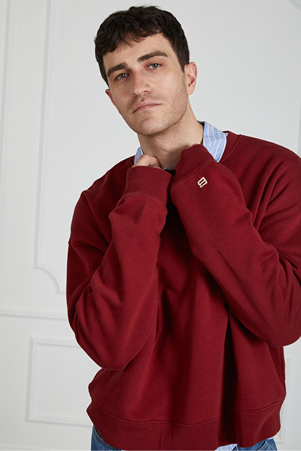 Yıkamalı Basic Sweatshirt - 2