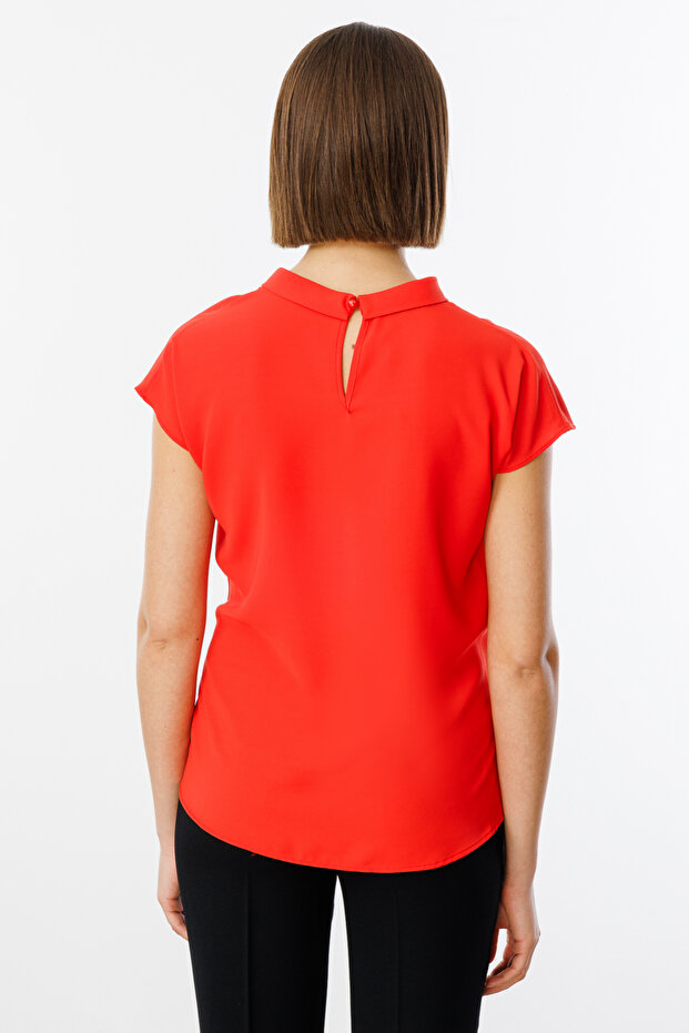 Drapeli Kolsuz Bluz - 4