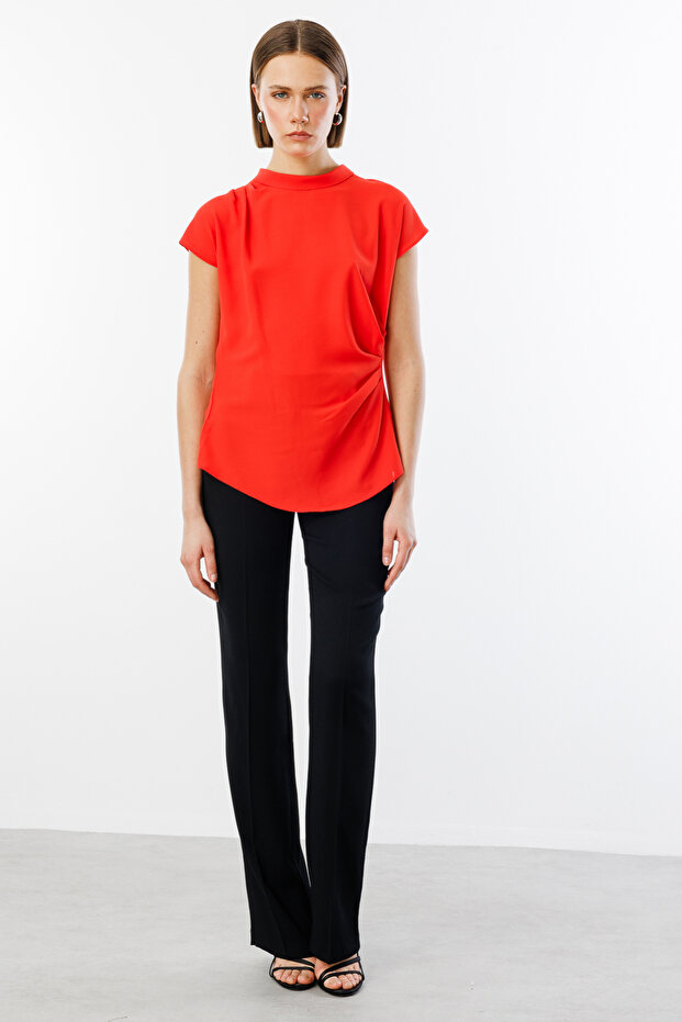 Drapeli Kolsuz Bluz - 3