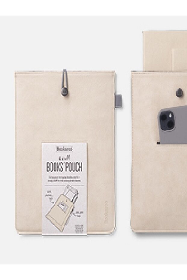حقيبة الكتب والأشياء من Bookaroo - كريمي (حقيبة الكتب والأشياء)
