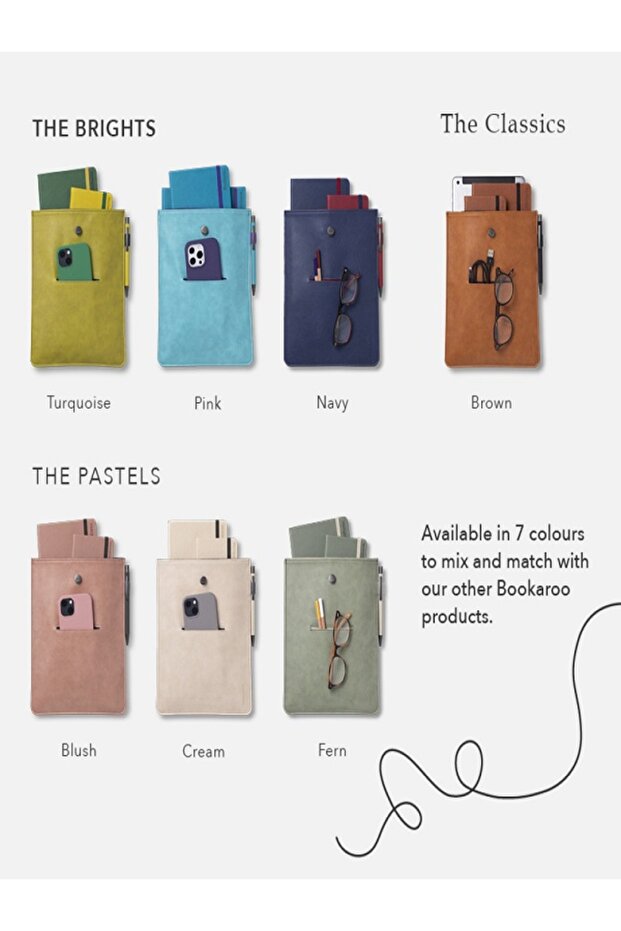 Bookaroo Books & Stuff Pouch - Brown - 3