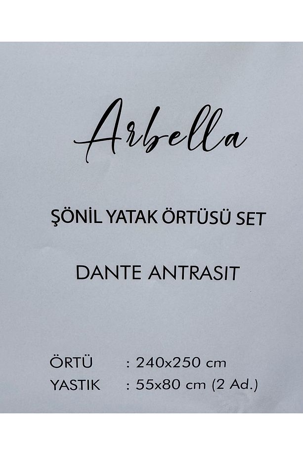 çift kişilik şönil yatak örtüsü - 4