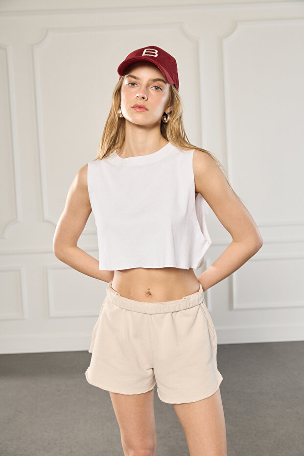 Pis Dikişli Croptop - 2