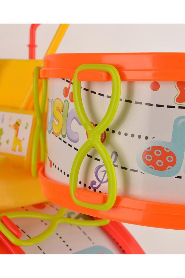 Davullu Zilli Bagetli ve Pedallı Bateri Seti - 8