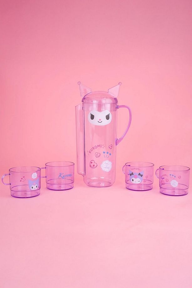 Sanrio Lisanslı Sürahi ve İstiflenebilir Bardak Seti (1400mL) - 2
