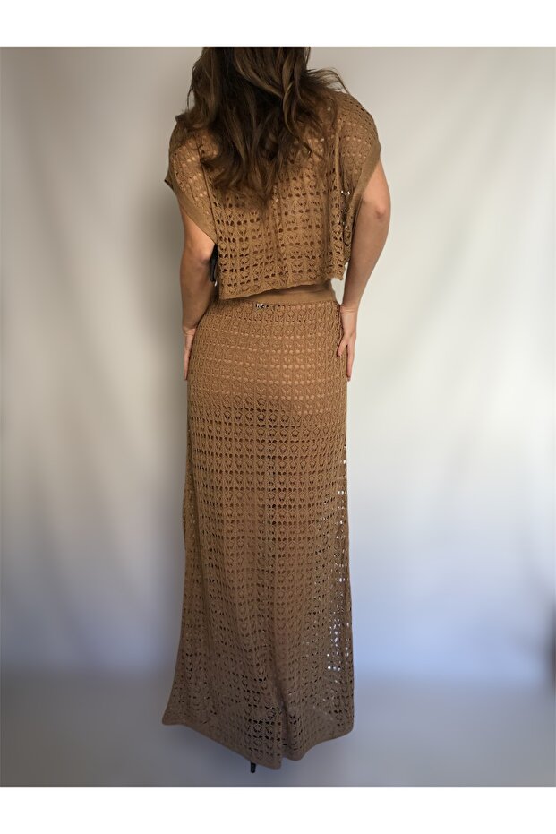 Triko Ajurlu Bluz - 5