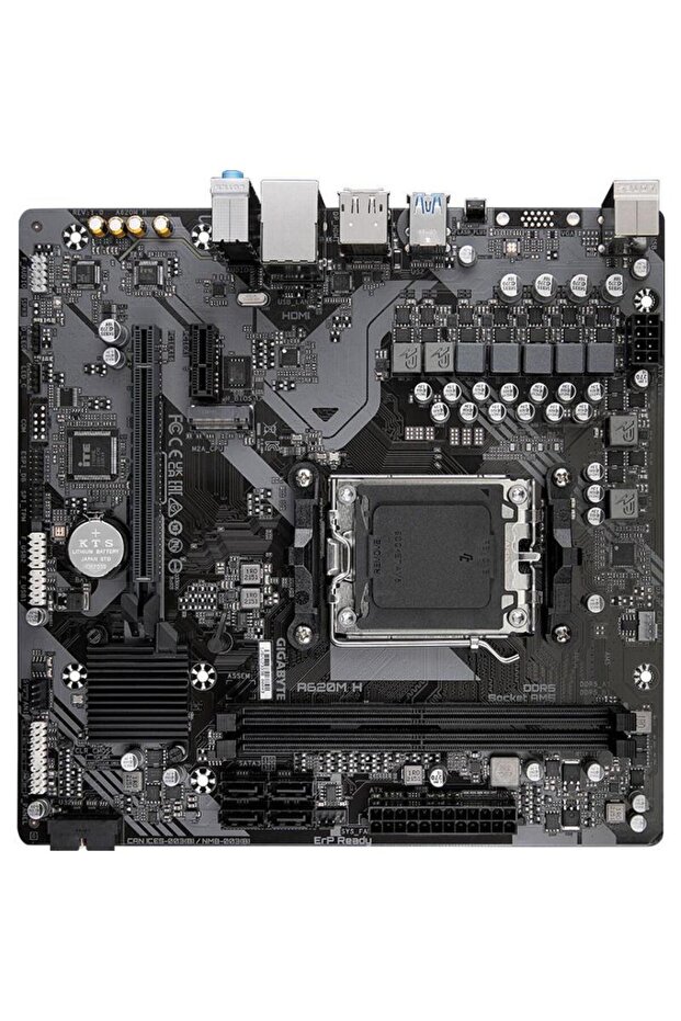 Placa de baza GIGABYTE A620M H, AM5, mATX, DDR5, AMD A620 - 4
