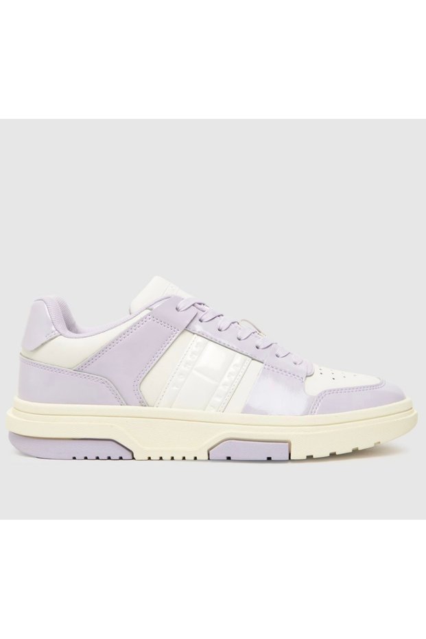 Tommy Hilfiger the Brooklyn Shiny Leather Women's Shoes Lavender Flower En0En02528