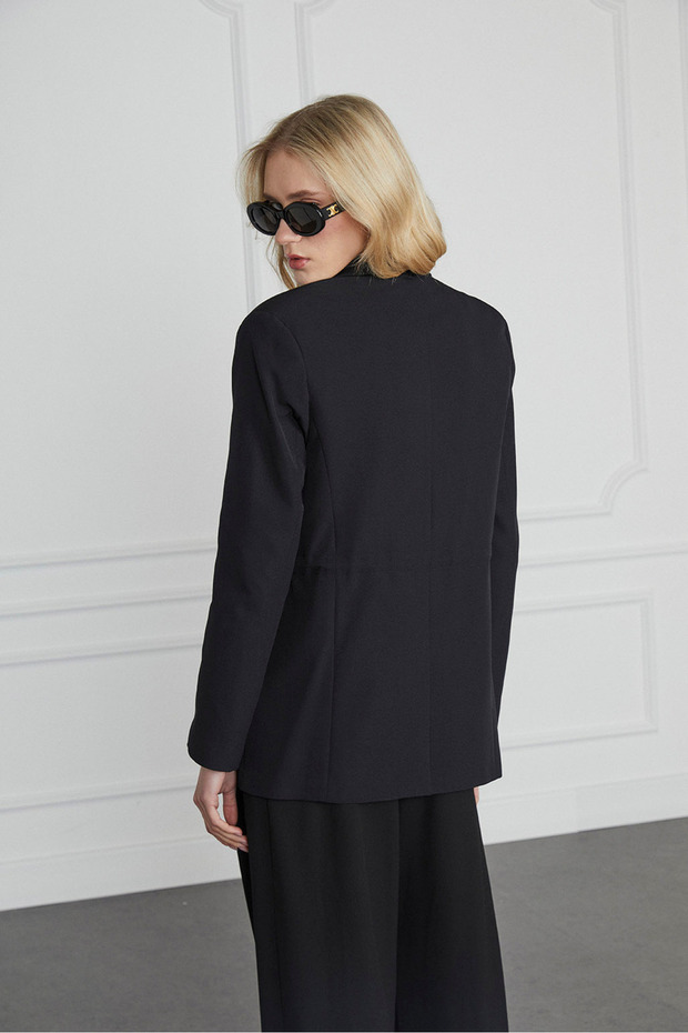 Beli Büzgülü Ceket - 5