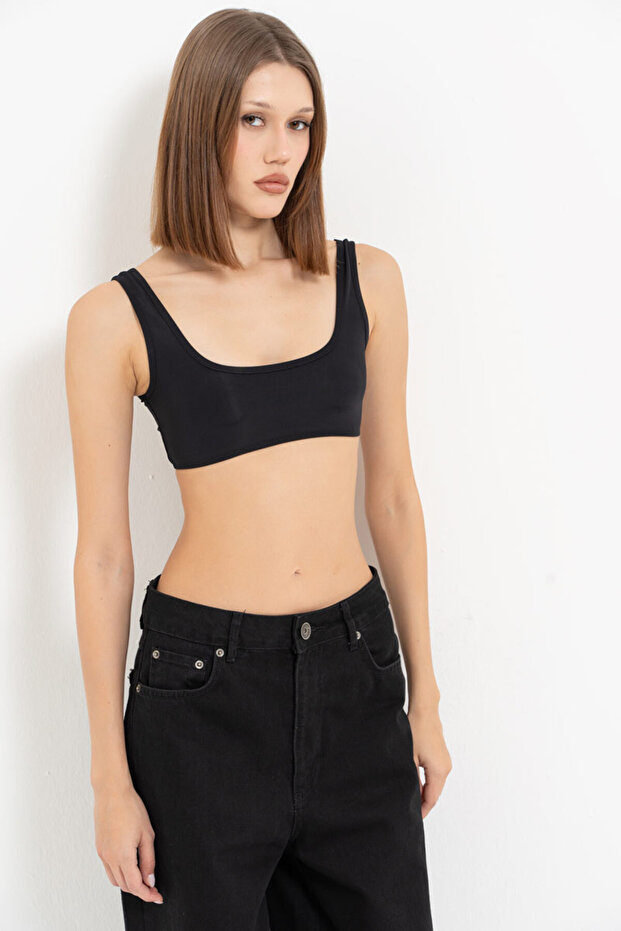 Siyah Mini Büstiyer - 2