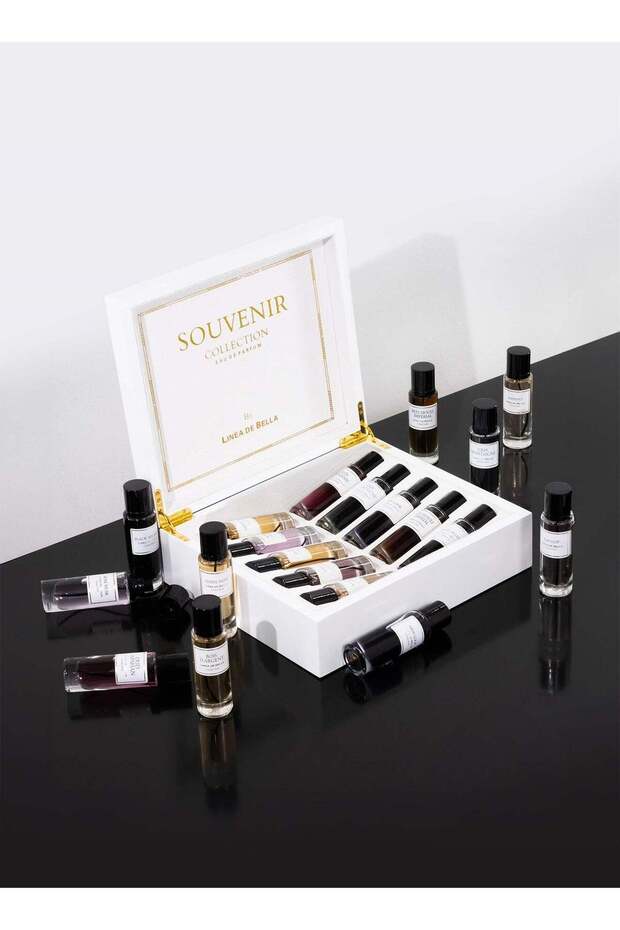 Souvenir Perfume Collection Set EDP | 10 Premium Fragrances (10x30ml Unisex) | Gift Set by Linea De