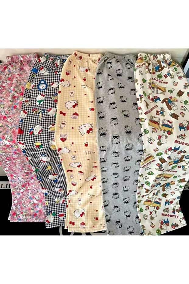 Hello Kitty Detail Unisex Pijama - 3