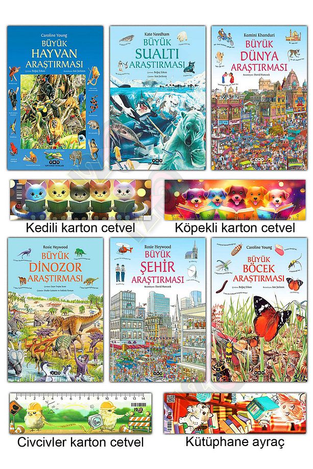 Büyük Şehir Böcek Dinozor Dünya Sualtı Hayvan Araştırması (8-12 yaş) - 1