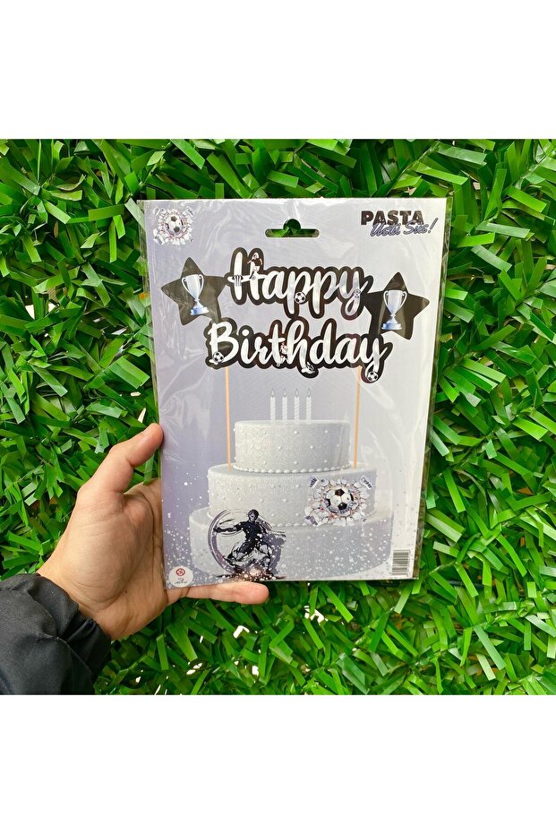 Cake Top Happy Birthday Banner Toothpick