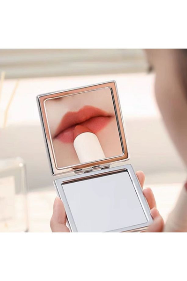 Mini Katlanabilir Ayna 5x Büyüteç 7,2cmx7,2cm - 2