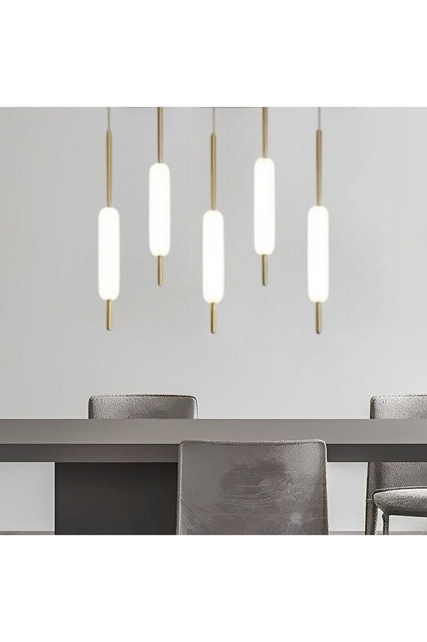 Eskitme Sarkıt 5 li Led Avize - 1