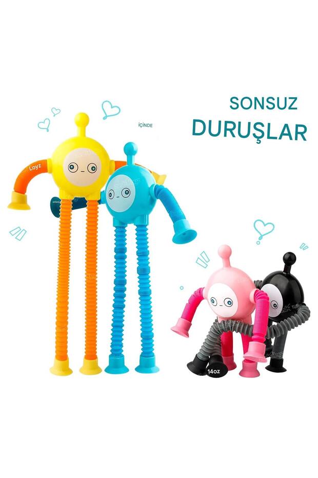 Uzay Robot Oyuncak - Duyusal Eğitim Oyuncak - 9