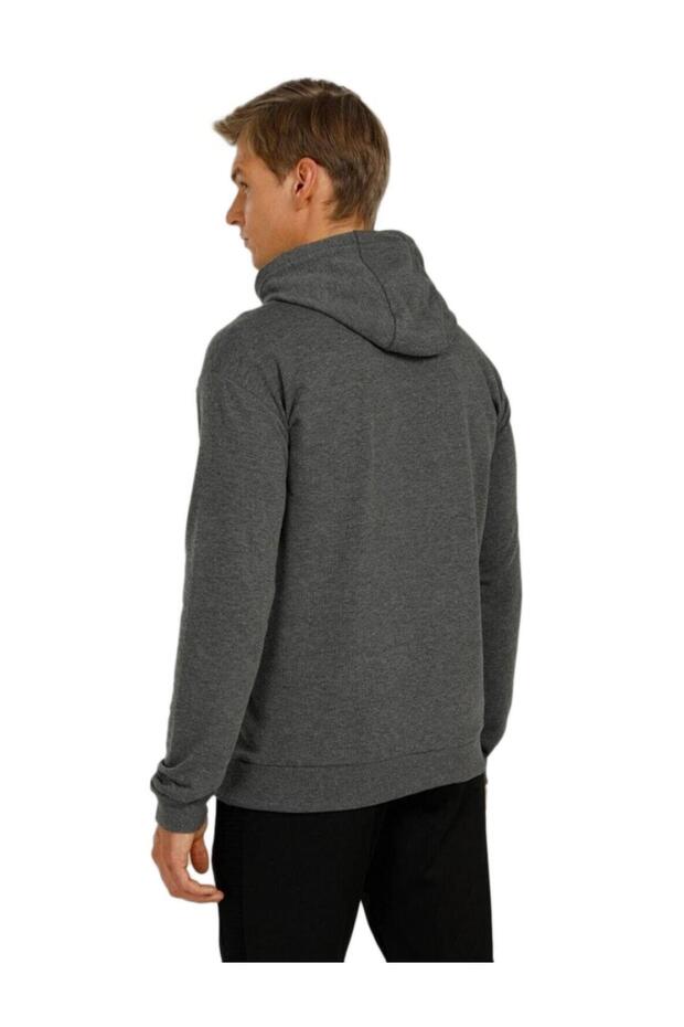 Sn73 1011766330 Basic Antrasit Erkek Sweatshirt - 2