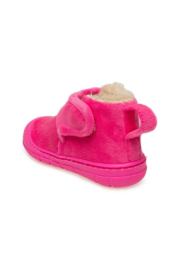 959.b23k404 Fluff Bebe Fuşya Kız Çocuk Panduf - 5