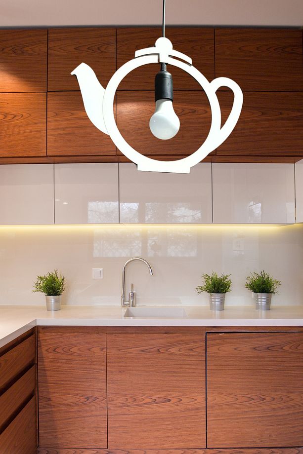 Kettle Çaydanlık Sarkıt Avize Modern Tekli Avize Retro Mutfak Cafe Otel Restaurant Tavan Lamba Çaycı - 1