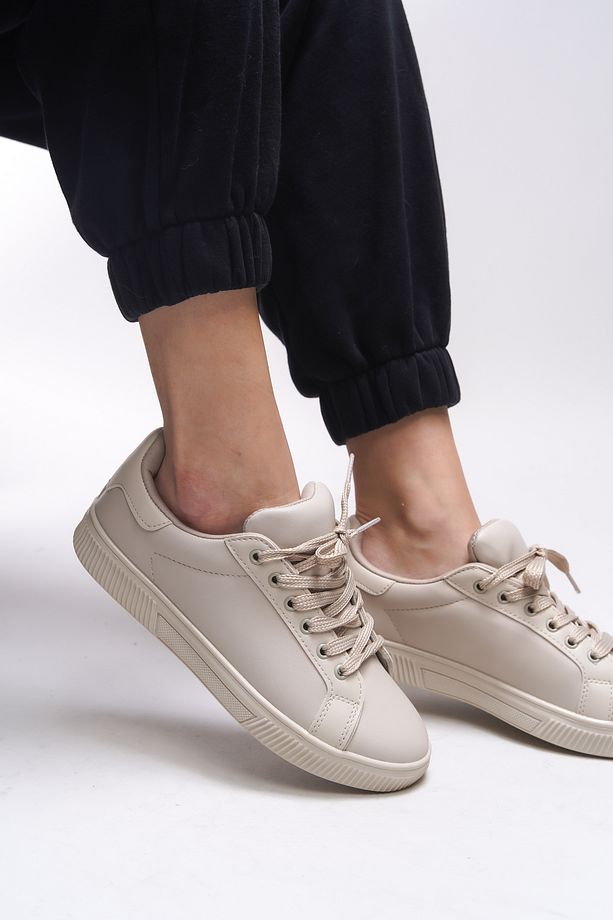 Meshronei Kadın Sneaker 0012601 Bej - 5