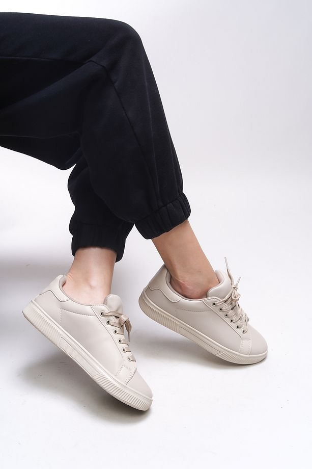 Meshronei Kadın Sneaker 0012601 Bej - 2