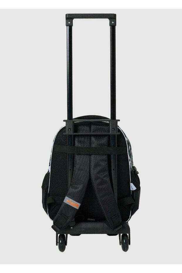 حقيبة سوداء بنمط ممسحة للأولاد - 4