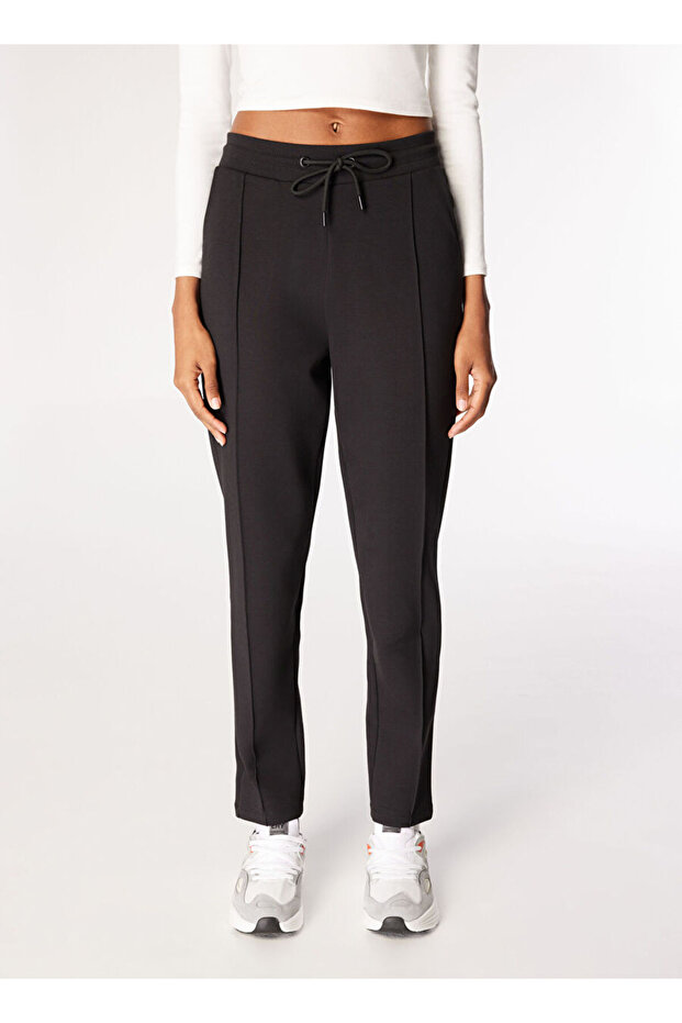 Siyah Kadın Basic Eşofman Altı D4WL-EA3003 - 3