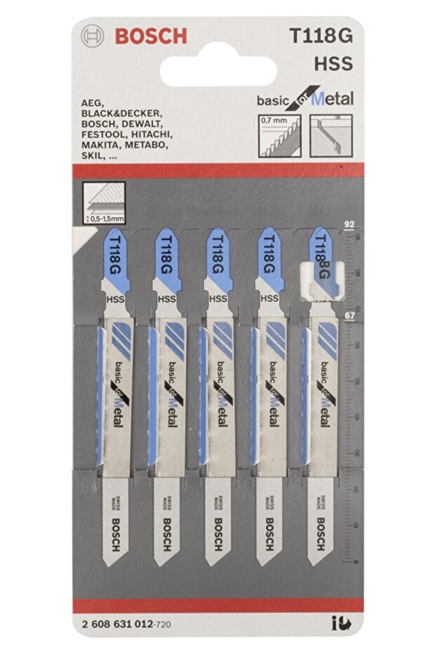 T 118 G Basic for Metal 5'li - 2