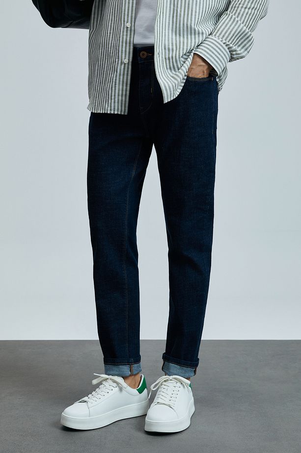 Galıo Smart Jean Erkek Pantolon Regular Fit Mavi - 3
