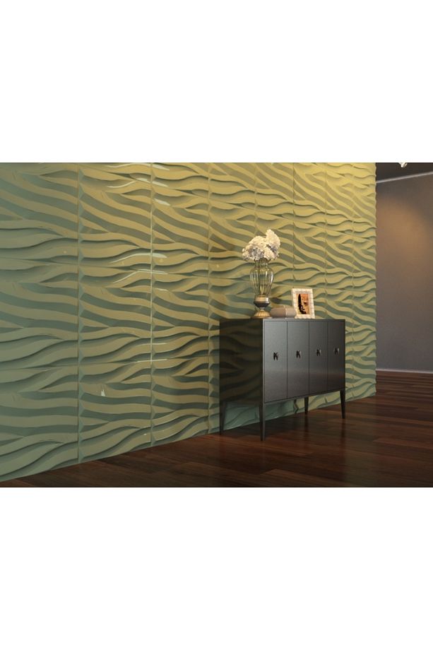 3 Boyutlu Boyanabilir PVC Duvar Paneli Modern (50-50 cm 4 adet-1 metrekare) - 1