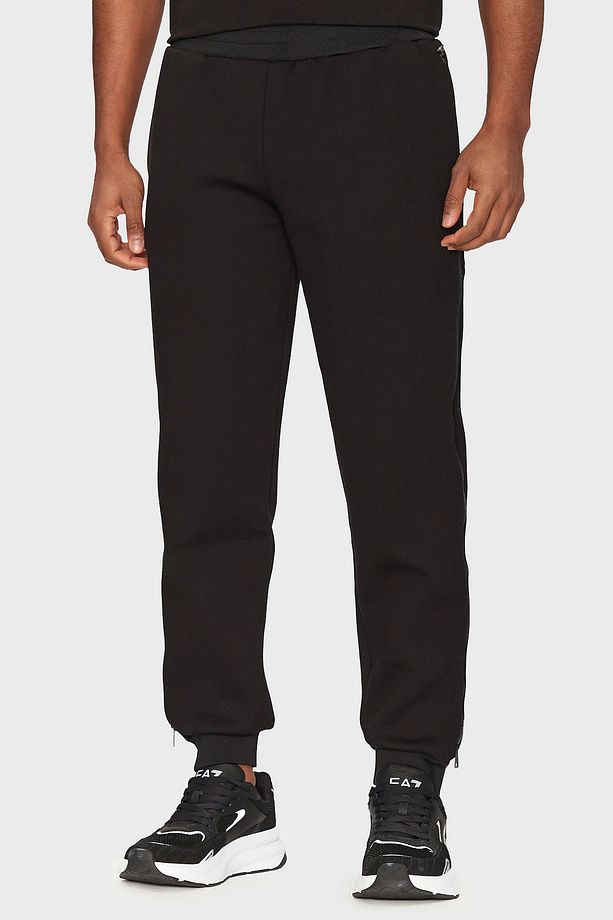 Streç Pamuklu Regular Fit Yüksek Bel Ribanalı Paça Jogger Pantolon Erkek PANTOLON 7M000144 AF135 - 1