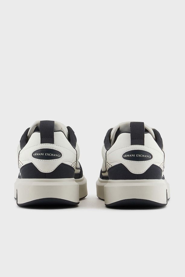 Armani Exchage Logolu File Detaylı Sneaker Ayakkabı Erkek AYAKKABI XUX242 XV912 U389 - 6