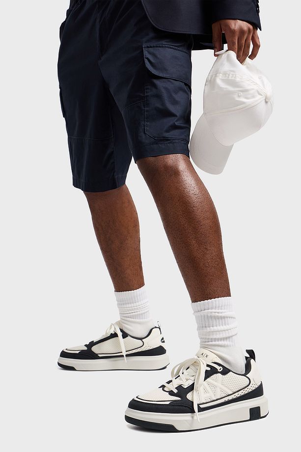 Armani Exchage Logolu File Detaylı Sneaker Ayakkabı Erkek AYAKKABI XUX242 XV912 U389 - 2