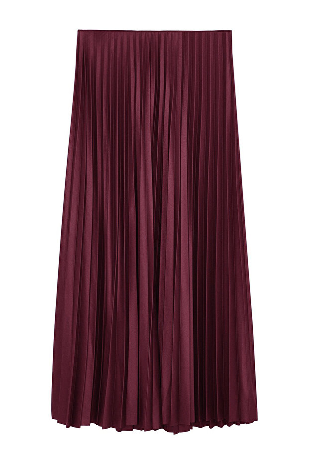 Mürdüm Piliseli Maxi Etek TWOSS24ET00041 - 6