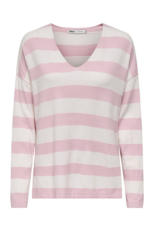 Onlchiantı life ls v-neck knit moch