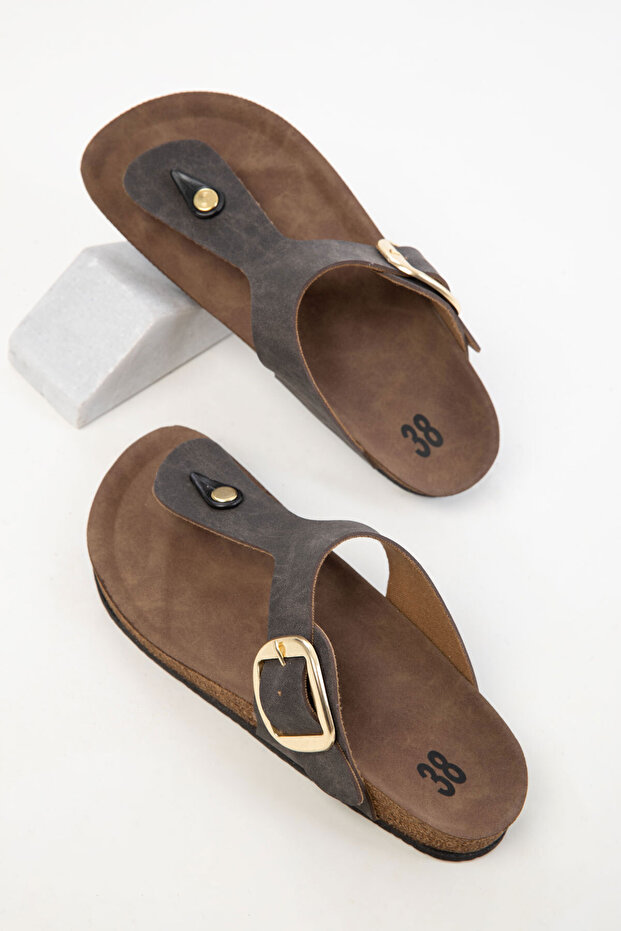 20478 Damskie klapki dymne - 4