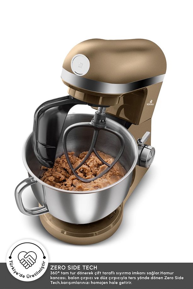 Mastermaid Chef Pro Çift Kollu Stand Mikser Walnut Brown 1750 W - 6