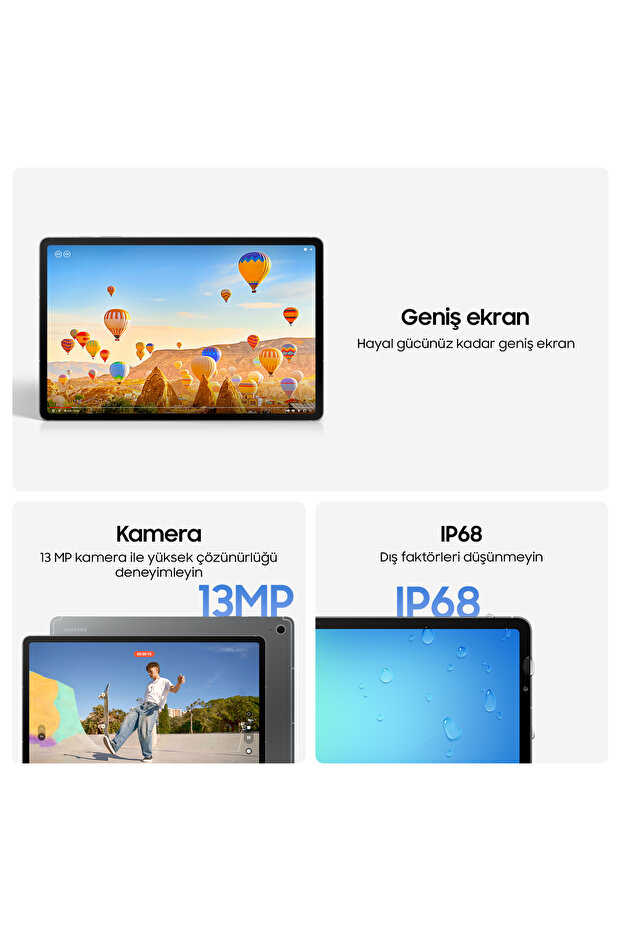 Galaxy Tab S10 FE Plus 128 GB 13.1" Gümüş Tablet - 4