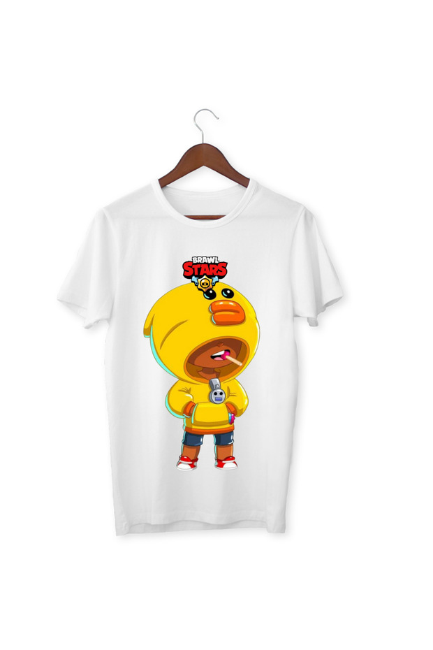 Brawl Stars Leon Kids Adult White T-Shirt Unisex Kids Tee Shirt