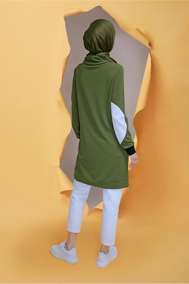 BAĞCIKLI CEP DETAYLI TUNİK 41706 - 4