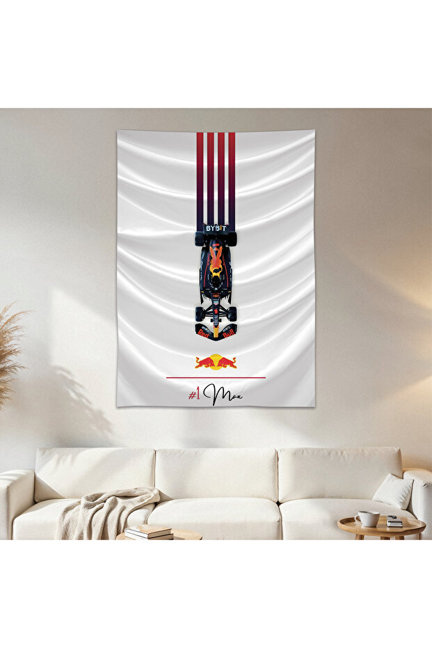 Max Verstappen Wall Covering Wall Tapestry ملصق من قماش الساتان عالي الجودة