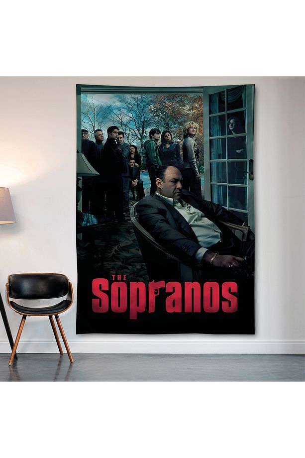 The Sopranos Duvar Örtüsü Duvar Halısı Birinci Kalite Saten Kumaş Poster - 2