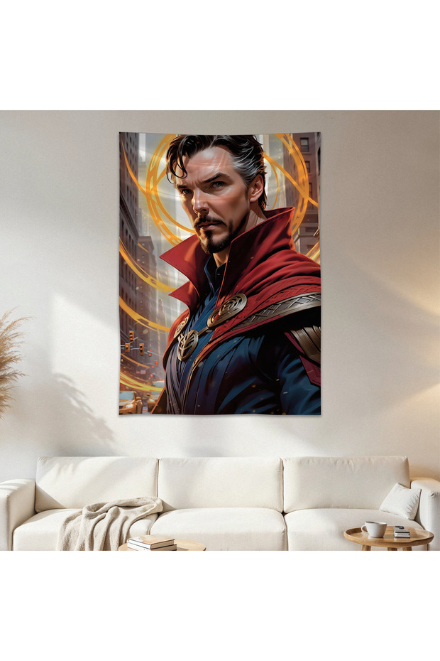 Doctor Strange Wall Cloth Wall Tapestry First Quality Satin Fabric Poster