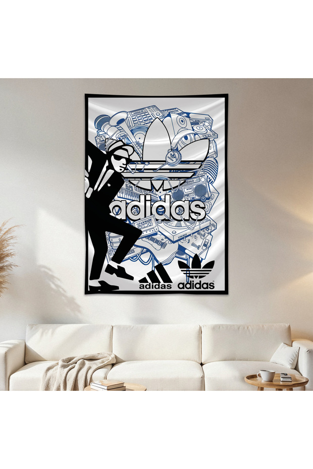 Street Style Wall Cloth Wall Tapestry First Quality Satin Fabric Poster