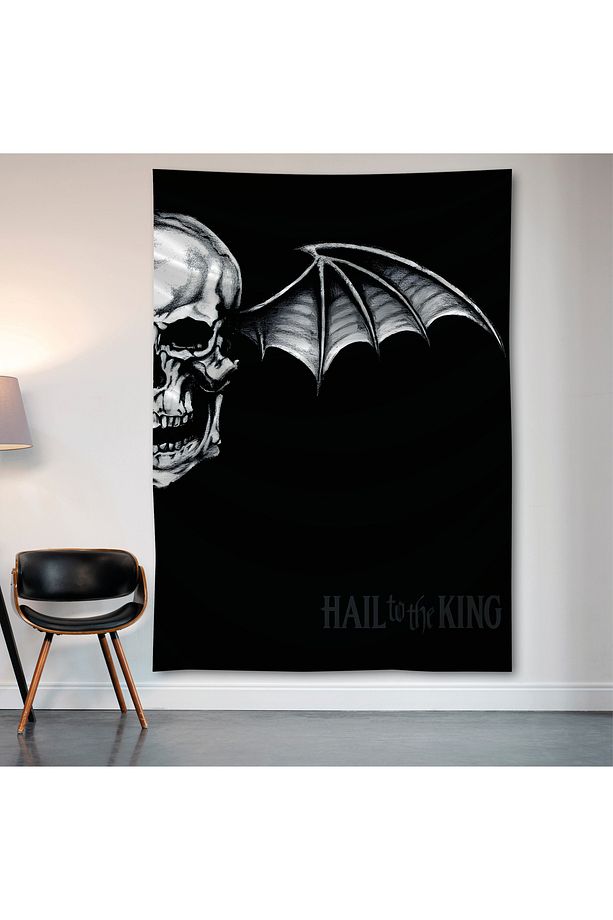 Avenged Sevenfold Duvar Örtüsü Duvar Halısı Birinci Kalite Saten Kumaş Poster - 2